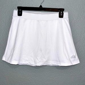 Adidas white tennis skirt